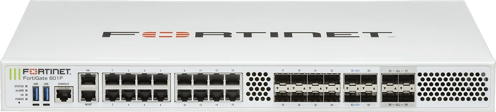 FortiGate 100F - appliance de firewall FortiGate real, série intermediária