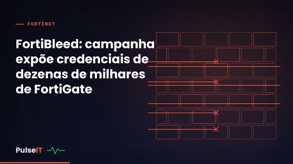 FortiBleed: campanha expõe credenciais de dezenas de milhares de FortiGate