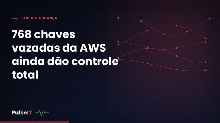 768 chaves vazadas da AWS ainda dão controle total