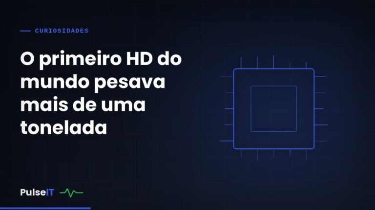 O primeiro HD do mundo pesava mais de uma tonelada