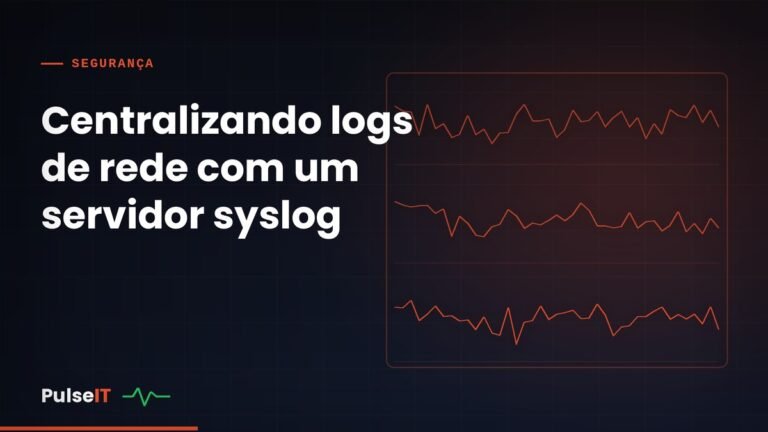 Centralizando logs de rede com um servidor syslog