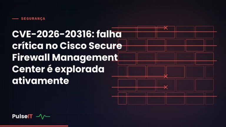 CVE-2026-20316: falha crítica no Cisco Secure Firewall Management Center é explorada ativamente