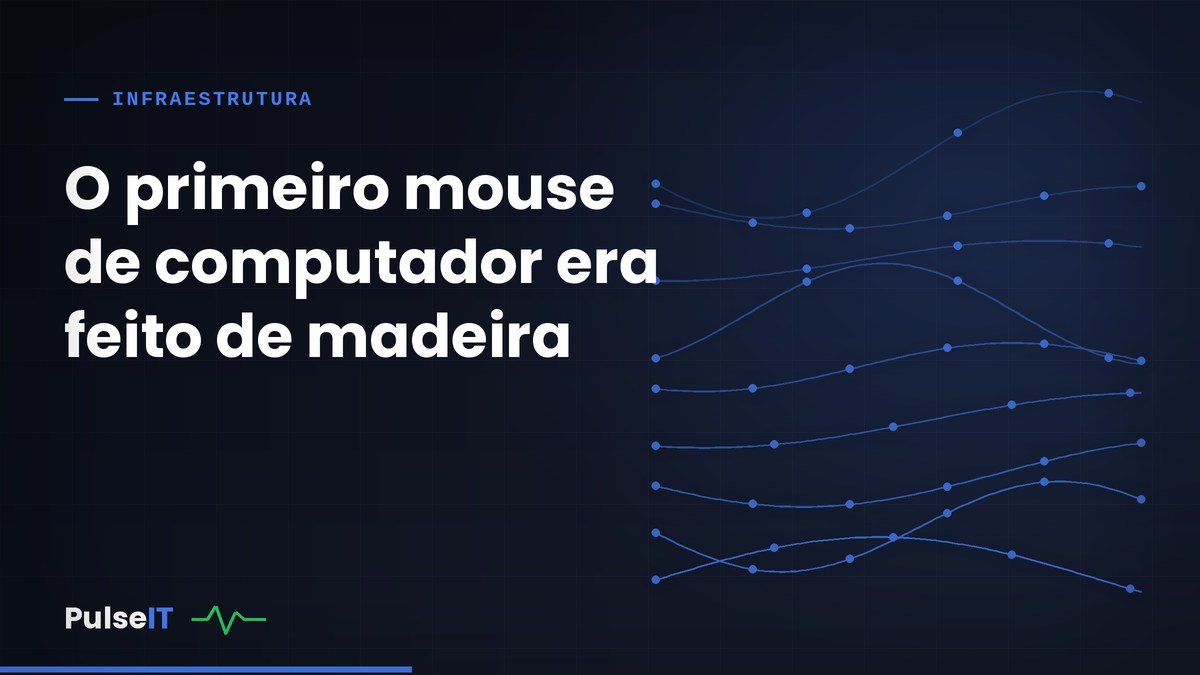 O primeiro mouse de computador era feito de madeira
