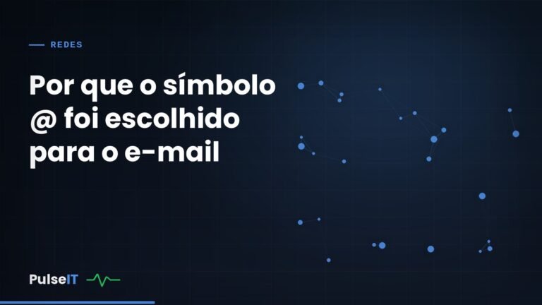 Por que o símbolo @ foi escolhido para o e-mail