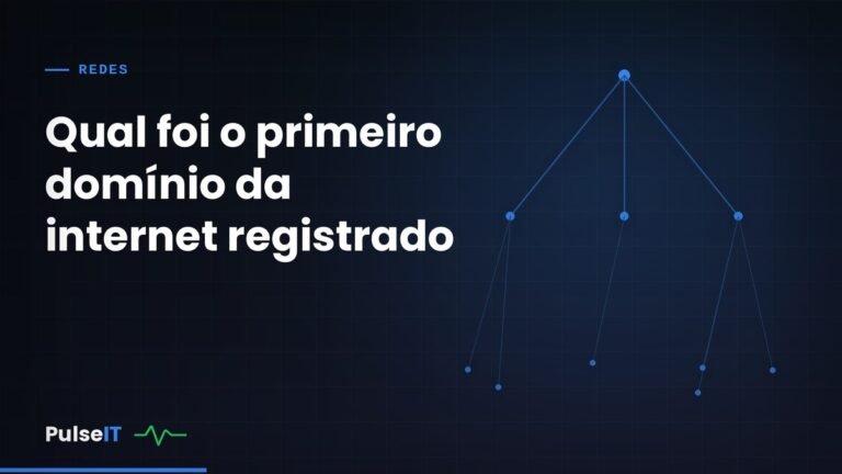 Qual foi o primeiro domínio da internet registrado