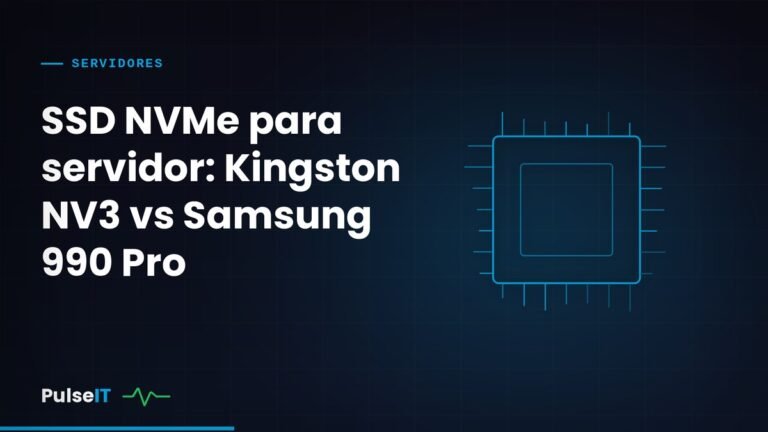 SSD NVMe para servidor: Kingston NV3 vs Samsung 990 Pro